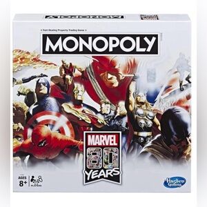 Marvel 80th Anniversary Edition Monopoly Game~Like 🆕~ opened for photos ~